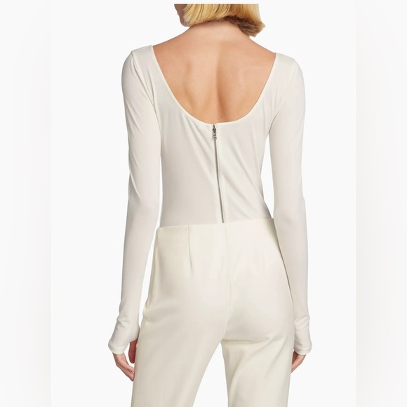 ALICE + OLIVIA
Crystal-embellished cutout crepe bodysuit - Picture 9 of 9